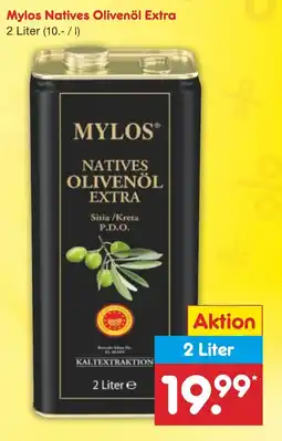 Netto Marken-Discount Mylos Natives Olivenöl Extra Angebot