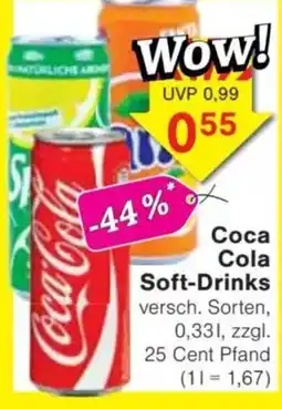 Jawoll Coca Cola Soft-Drinks Angebot