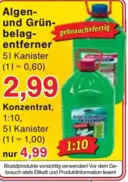 Jawoll Algen- und G entferner Angebot