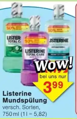 Jawoll Listerine Mundspülung Angebot