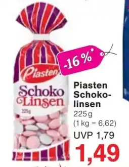 Jawoll Piasten Schoko Schoko- Linsen linse Angebot