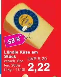 Jawoll Ländle Käse am Stück Angebot