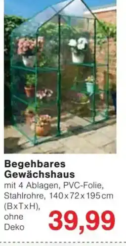 Jawoll Begehbares Gewächshaus Angebot