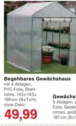 Jawoll Begehbares Gewächshaus Angebot