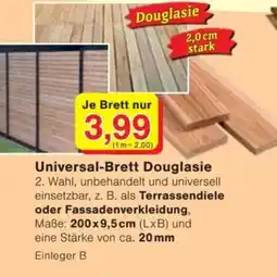 Jawoll Universal-Brett Douglasie Angebot