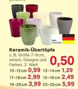 Jawoll Keramik-Übertöpfe Angebot