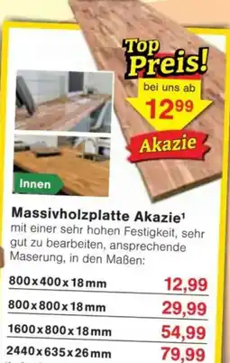 Jawoll Massivholzplatte Akazie¹ Angebot