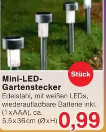 Jawoll Mini-LED- Gartenstecker Angebot