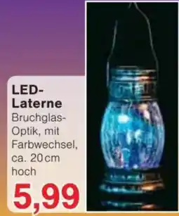 Jawoll LED- Laterne Bruchglas- Angebot