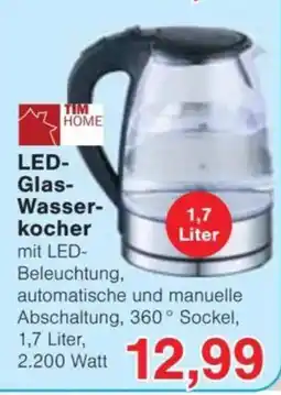 Jawoll LED- Glas- Wasser- kocher Angebot