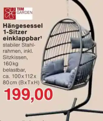 Jawoll Hängesessel 1-Sitzer einklappbar¹ Angebot