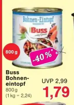 Jawoll Buss Bohnen- eintopf Angebot