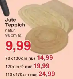 Jawoll Jute Teppich Angebot