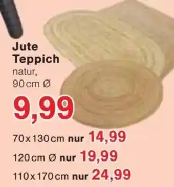 Jawoll Jute Teppich Angebot