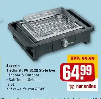 REWE Severin tischgrill pg 8123 style evo Angebot
