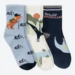 NKD Kinder-Jungen-Socken mit Dino-Motiven, 3er-Pack Angebot