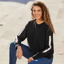 NKD Damen-Sweatshirt mit Kontraststreifen Angebot