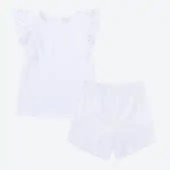 NKD Kinder-Mädchen-T-Shirt mit Stickerei, 2-teilig Angebot