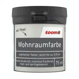 toom Baumarkt toom Wohnraumfarbe altweiß matt 75 ml Angebot