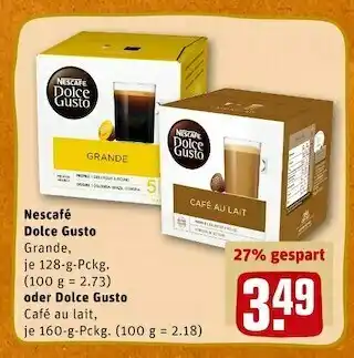 REWE Nescafé dolce gusto Angebot