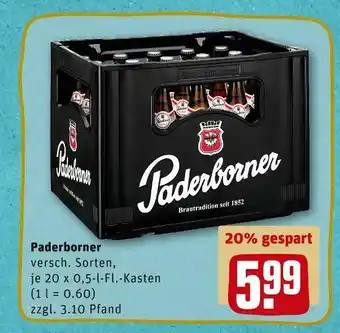 REWE Paderborner Angebot