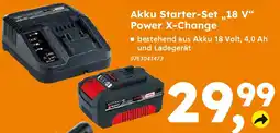 Globus Baumarkt Einhell Akku Starter-Set „18 V“ Power X-Change Angebot