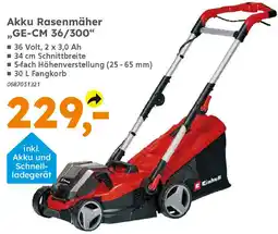 Globus Baumarkt Einhell Akku Rasenmäher ,,GE-CM 36/300" Angebot