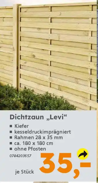 Globus Baumarkt Dichtzaun „Levi❝ Angebot