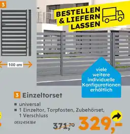 Globus Baumarkt POLBRAM Einzeltorset Angebot