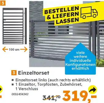 Globus Baumarkt POLBRAM Einzeltorset Angebot