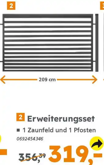 Globus Baumarkt POLBRAM Erweiterungsset Angebot