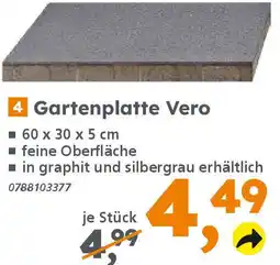 Globus Baumarkt Gartenplatte Vero Angebot