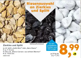 Globus Baumarkt Zierkies und Splitt Angebot