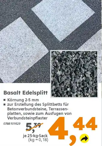 Globus Baumarkt Basalt Edelsplitt Angebot