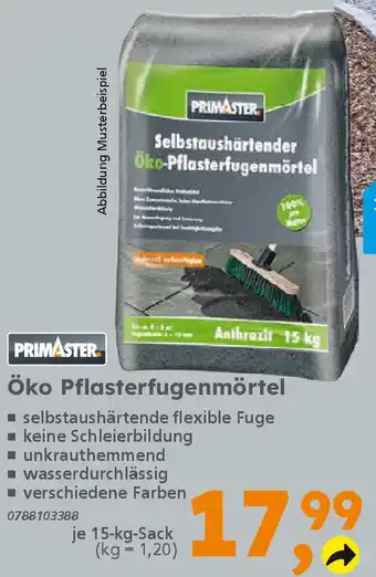 Globus Baumarkt PRIMASTER Öko Pflasterfugenmörtel Angebot