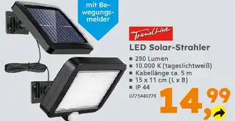 Globus Baumarkt Trend Line LED Solar-Strahler Angebot