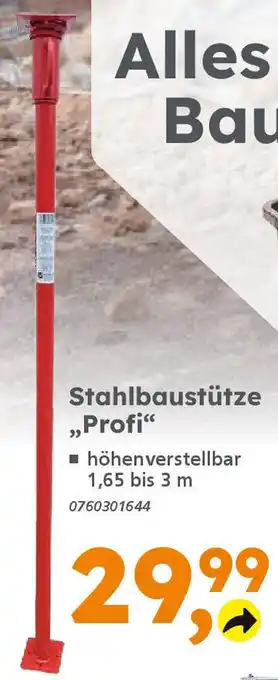 Globus Baumarkt Stahlbaustütze „Profi" Angebot