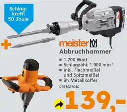 Globus Baumarkt Meister Abbruchhammer Angebot