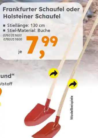 Globus Baumarkt Frankfurter Schaufel oder Holsteiner Schaufel Angebot