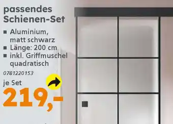 Globus Baumarkt passendes Schienen-Set Angebot