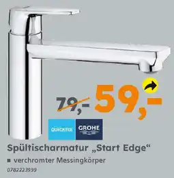 Globus Baumarkt GROHE Spültischarmatur „Start Edge" Angebot