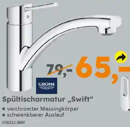 Globus Baumarkt GROHE Spültischarmatur „Swift" Angebot