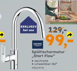 Globus Baumarkt GROHE Spültischarmatur „Start Flow" Angebot