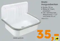 Globus Baumarkt Stahl Ausgussbecken Angebot