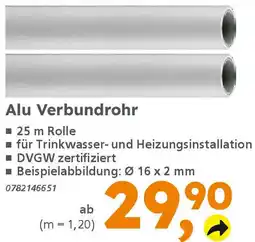 Globus Baumarkt Alu Verbundrohr Angebot