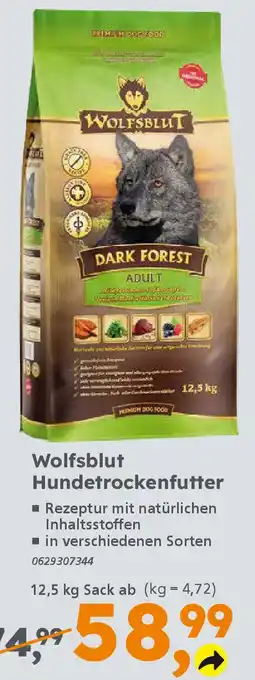 Globus Baumarkt Wolfsblut Hundetrockenfutter Angebot