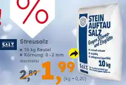 Globus Baumarkt SALZ Streusalz Angebot