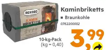 Globus Baumarkt REKORD Kaminbriketts Angebot