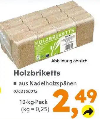 Globus Baumarkt Holzbriketts Angebot