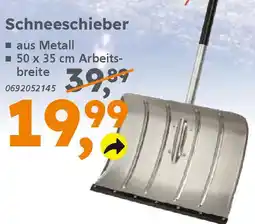 Globus Baumarkt Schneeschieber Angebot